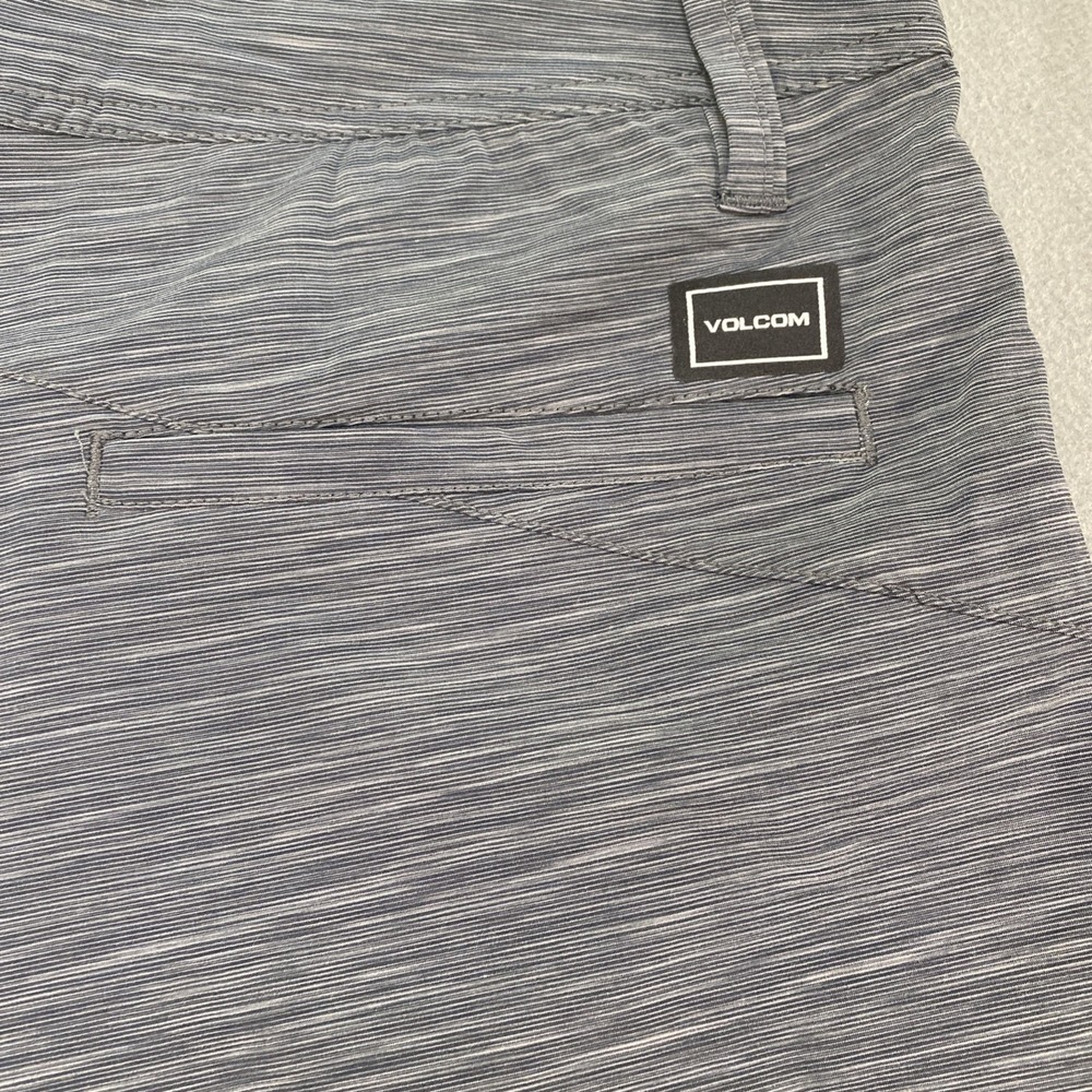 Volcom Mens Surf Turf 4 Way Stretch Gray Shorts Surfing Outdoor Beach 38 NWT - Picture 7 of 11